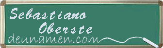 Sebastiano Oberste Visitenkarte